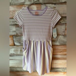 Cat & Jack Lavender Striped Dress